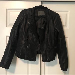 Faux leather jacket